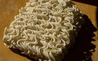 Какая лапша быстрого приготовления самая полезная