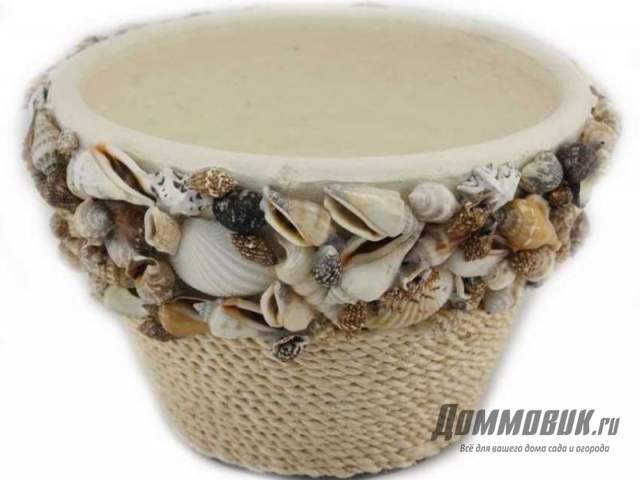 декор горшка своими руками