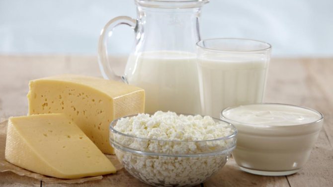 молочные натуральные продукты