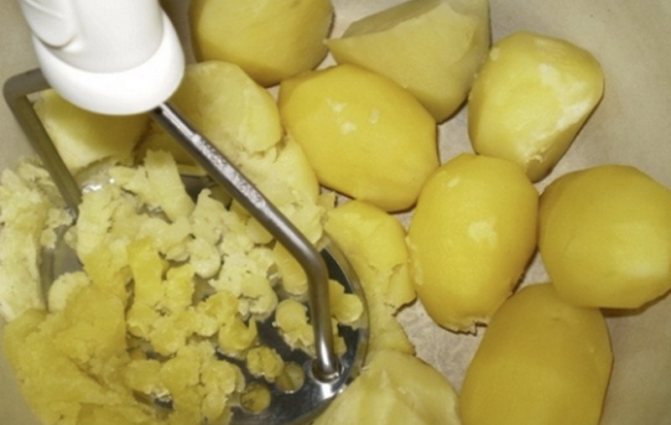 Варёный картофель