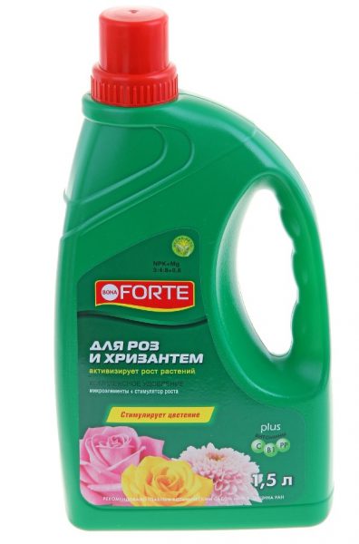 Удобрение открытого грунта Бона Форте для Роз и Хризантем